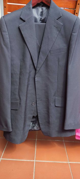 Garnitur męski 3-częściowy dla wysokiego i szczupłego