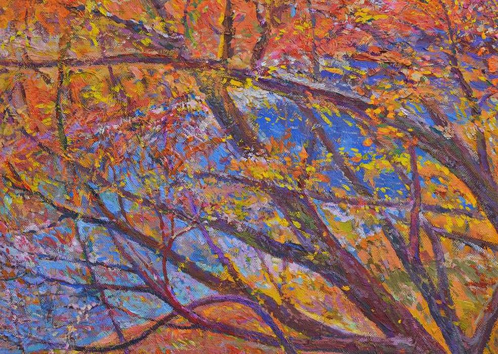 Максименко Николай Антонович (1924-2016) Осень 100*91 см -Народный х-к