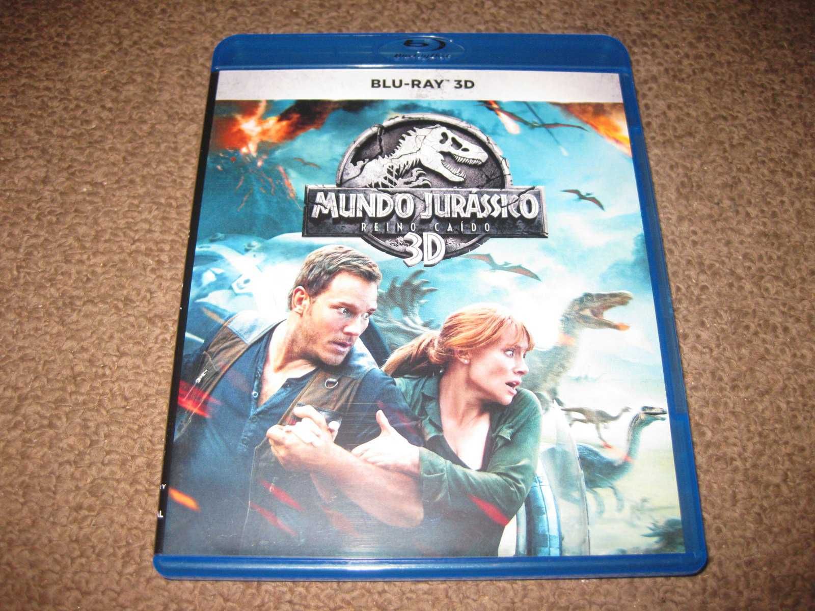 Blu-Ray "Mundo Jurássico: Reino Caído" numa Edição em 3D