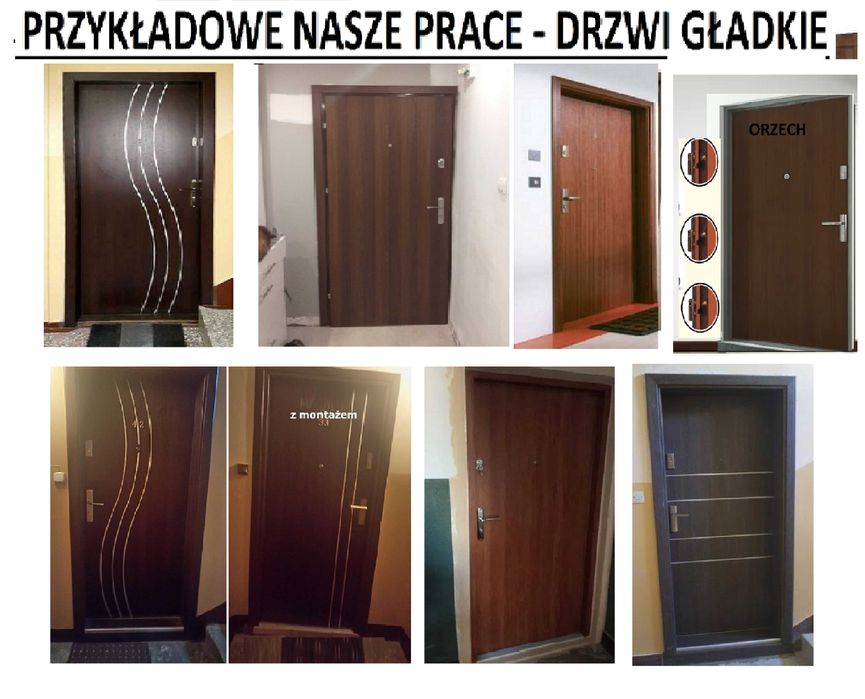 Drzwi ZEWNĘTRZNE wejściowe ,antywłamaniowe z montażem akustyczne