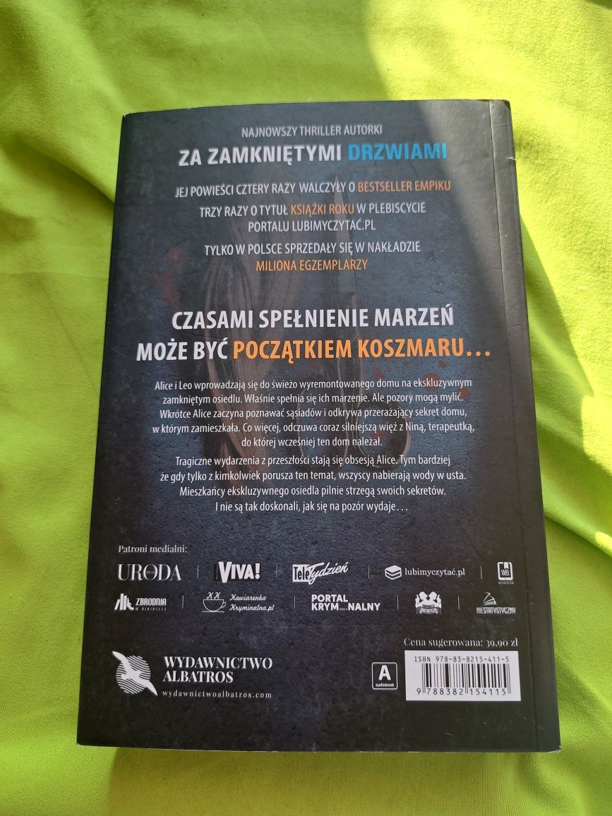 Książka "Terapeutka "B.A. Paris