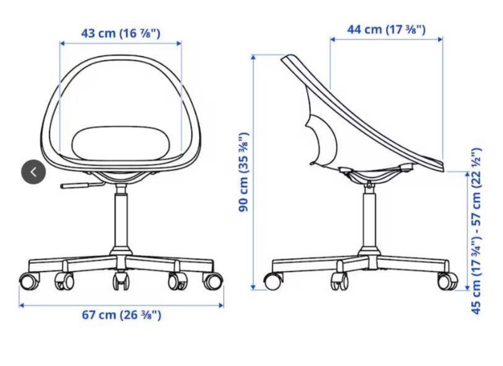 Cadeira Ikea de escritorio