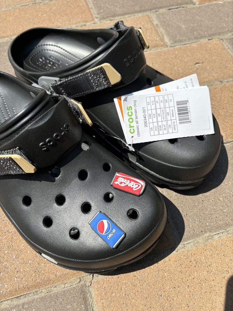 SALE CROCS .  classic  all terrain чорні чоловічі черные крокс мужские
