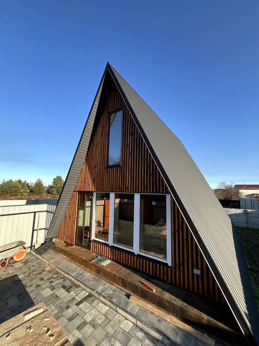 № продаж Каркасний будинок A-Frame з ділянкою 5 соток Камʼяна гора