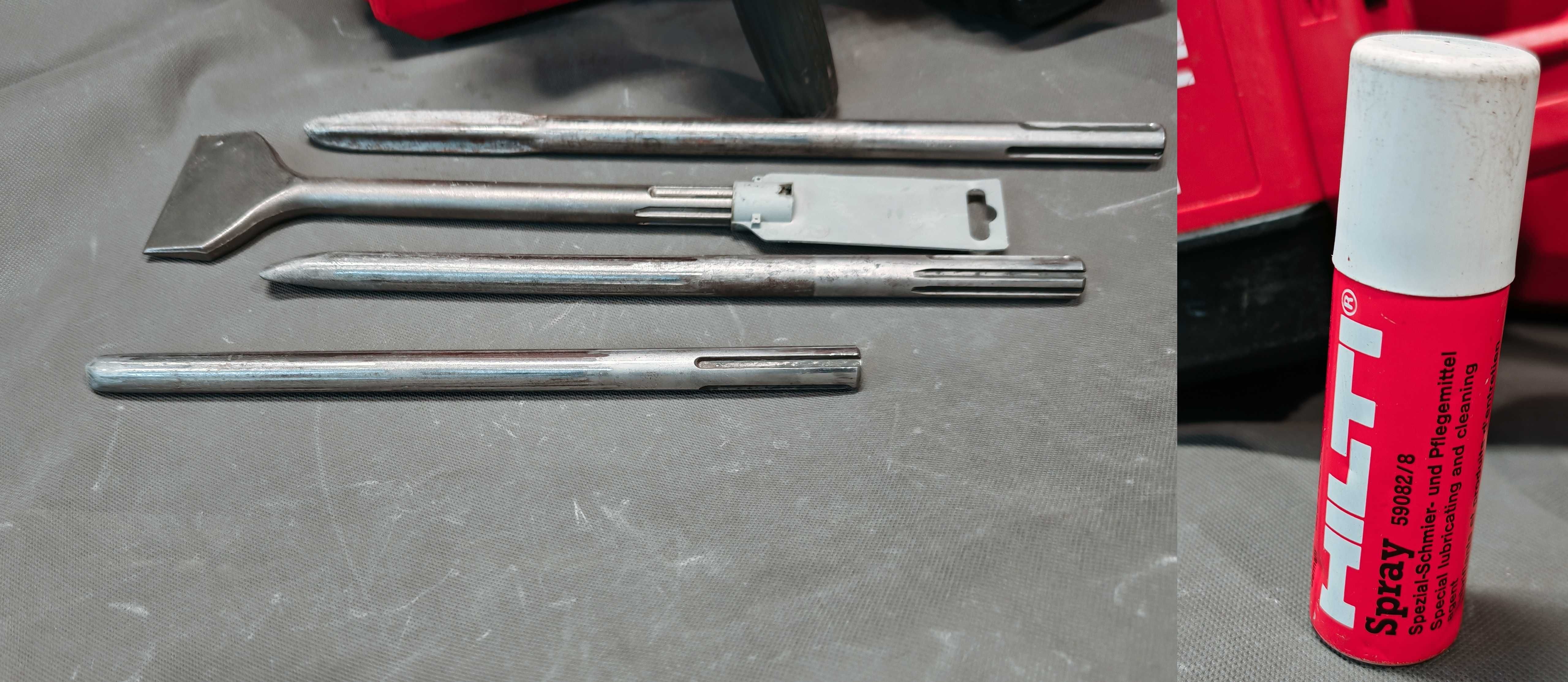 Młotowiertarka Młot Hilti TE-54 Kombi + Kufer + 4 Dłut + Smar Zestaw