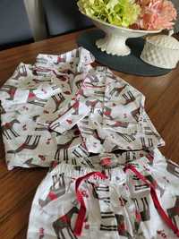 Piżama dziecięca bawełniana flanelowa 74-80 cm