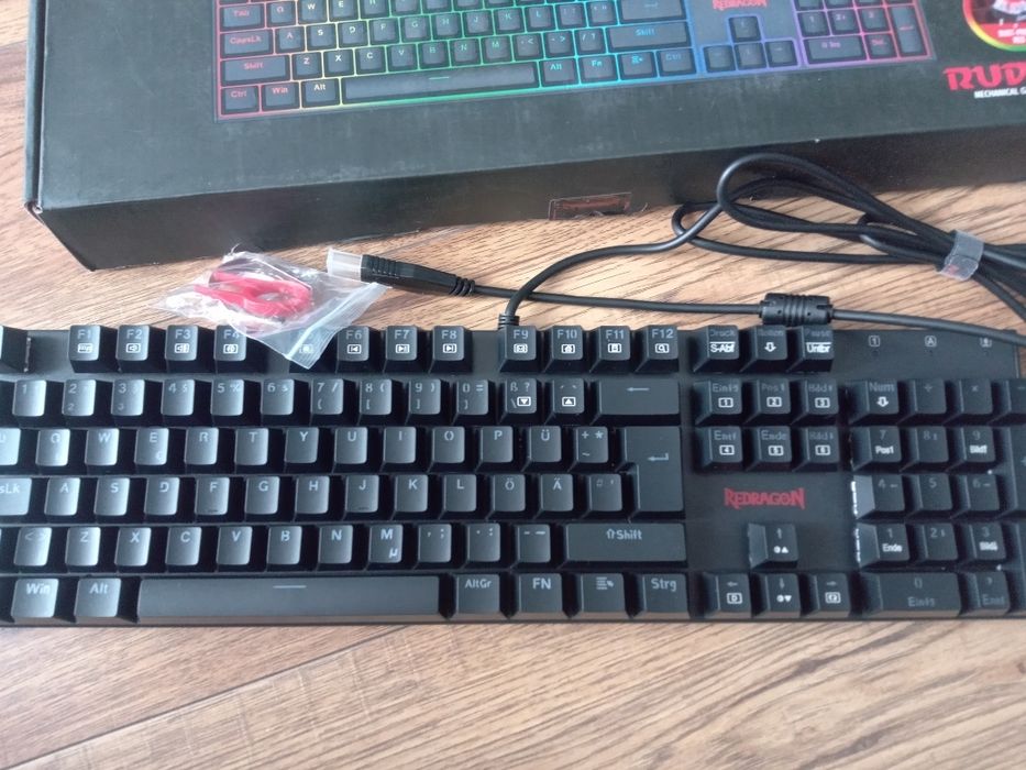Klawiatura mechaniczna REDRAGON RUDRA K565 RGB niemiecka