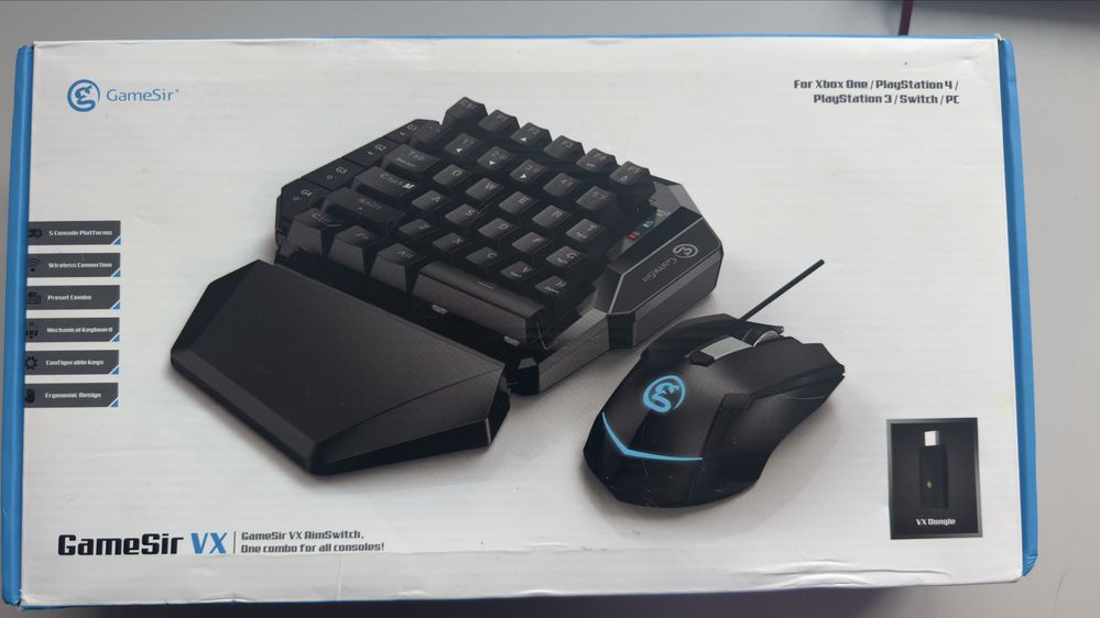 Gamesir vx, клавиатура и мишка для консоли