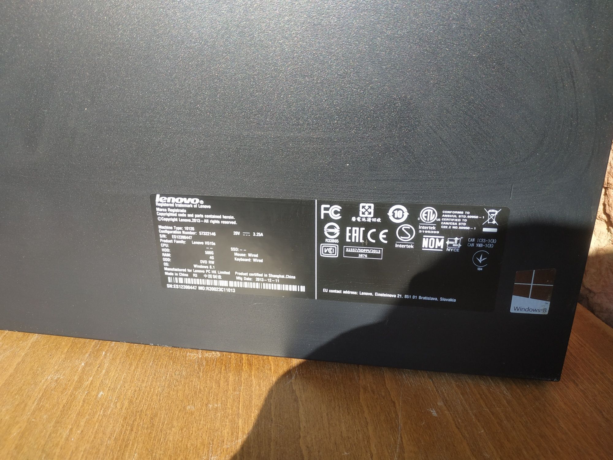 Міні пк Lenovo ddr3 тихий AMD E1 250
