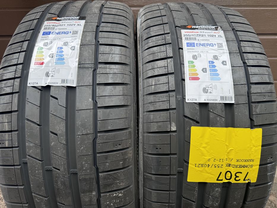Nowe opony lato 255/40/21 102Y Hankook Ventus S1 Evo 3 SUV 2szt. 2024r