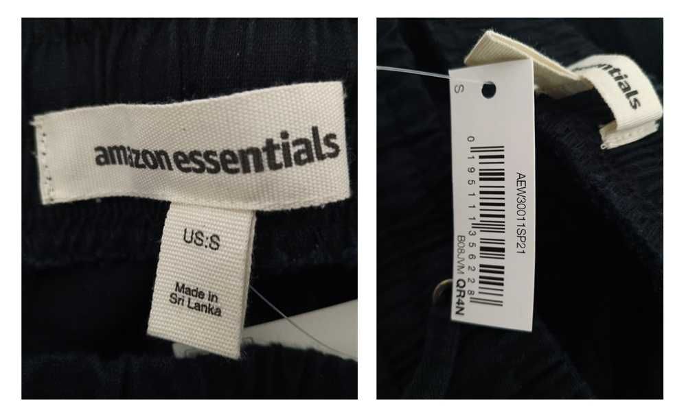 Amazon Calças de perna larga Tam S (123)