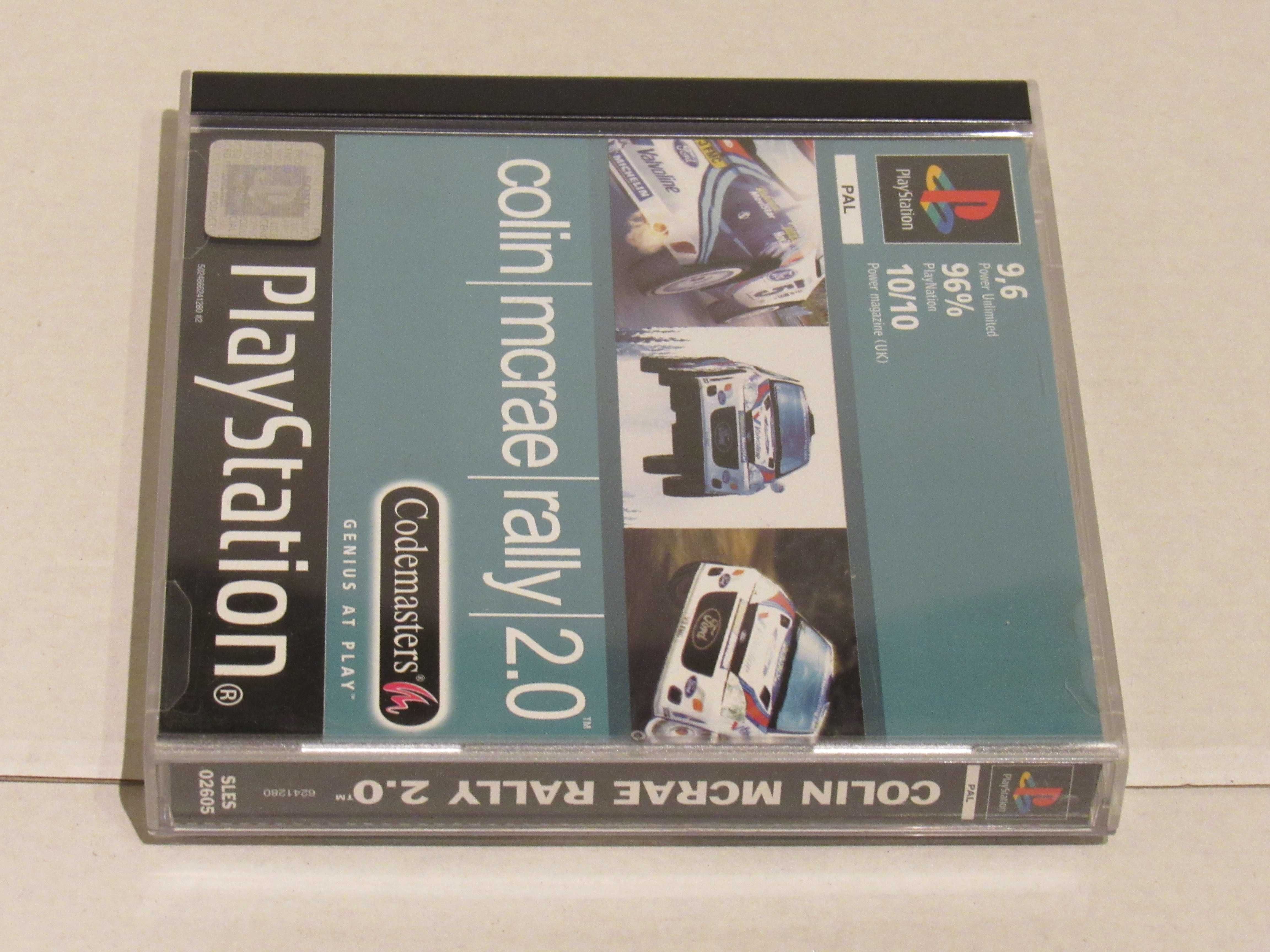 Caixa e manual PT Playstation PS1 PSX PSOne Colin McRae 2.0