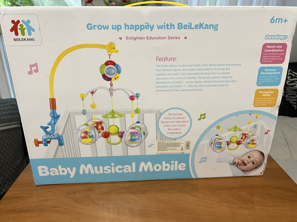 Karuzela na łóżeczko z melodiami Baby Musical Mobile