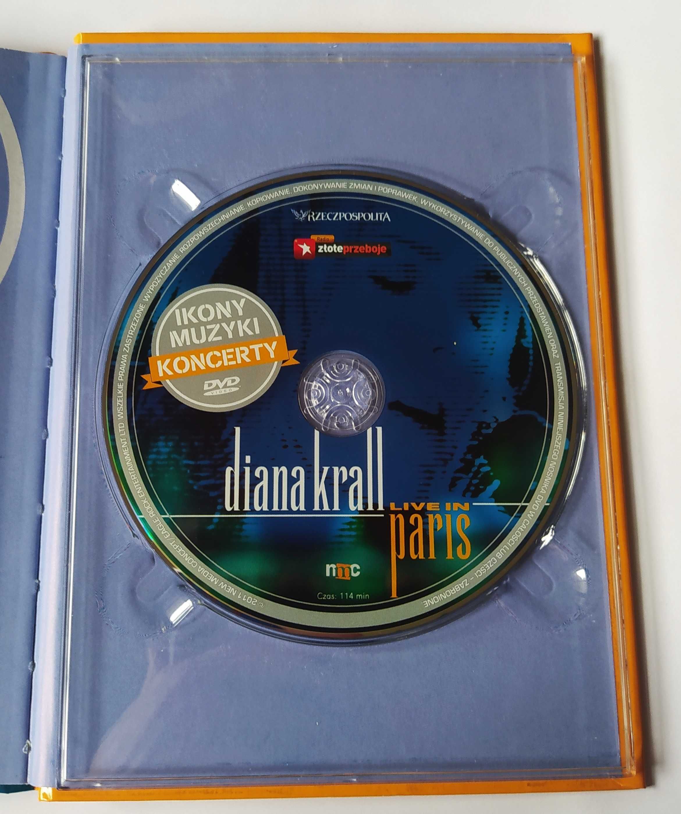 Diana Krall Live In Paris DVD - Ikony Muzyki Koncerty DVD Booklet