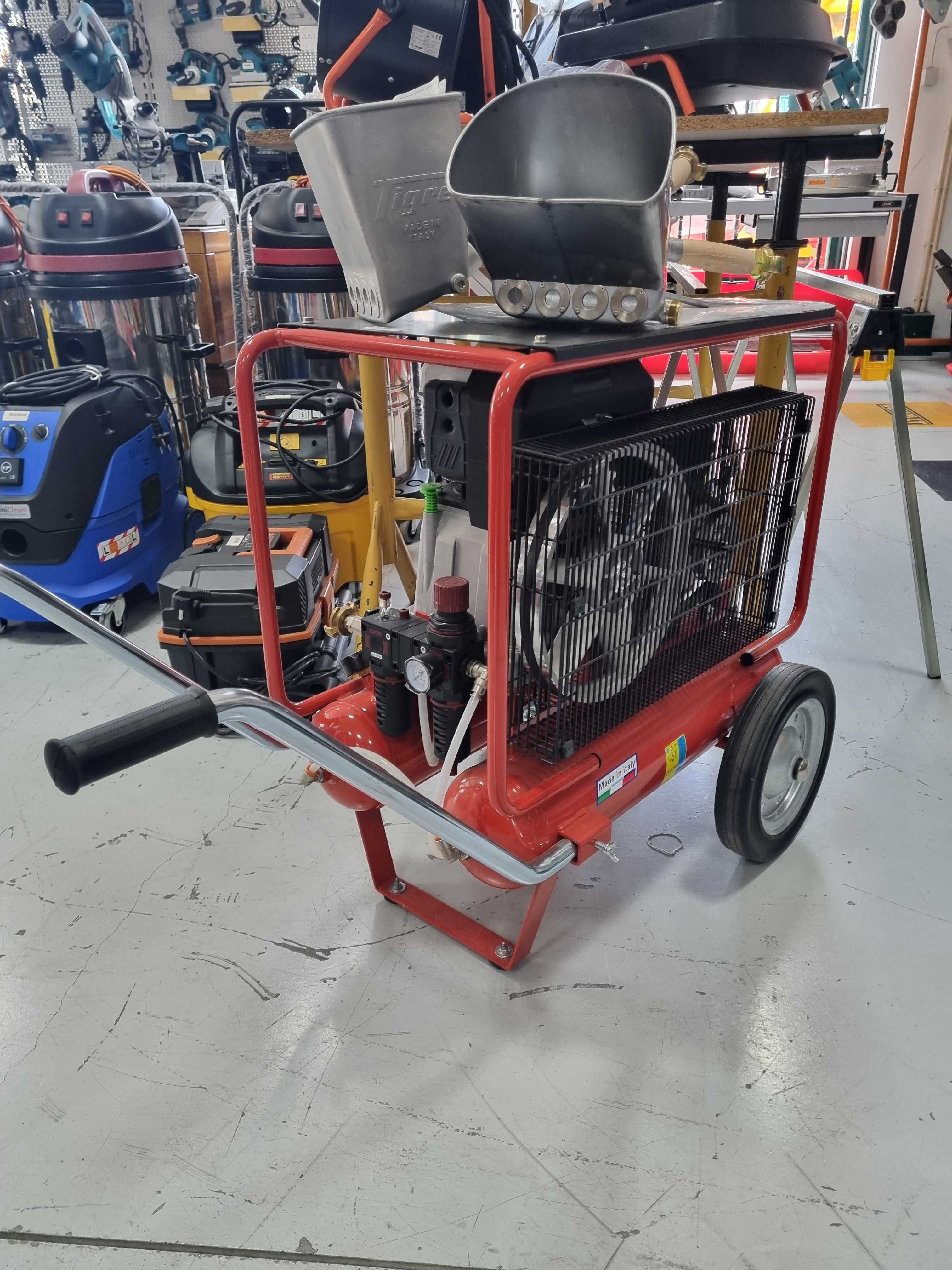 Equipamento projetar reboco