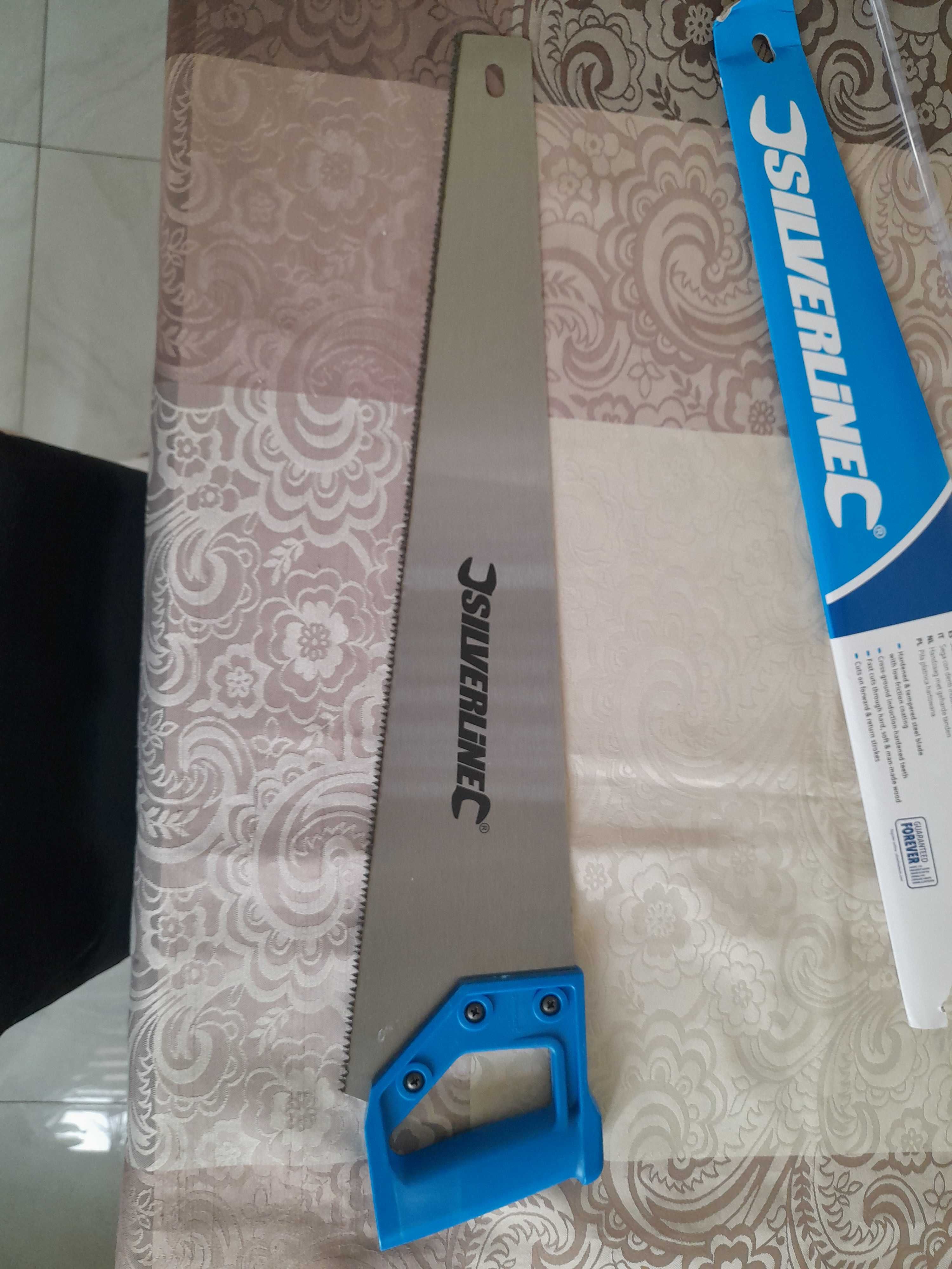 Silverline 196516 piła ręczna z hartowanymi zębami 550 mm