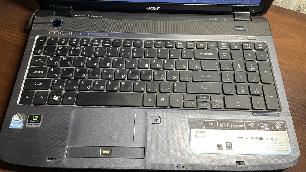 Ноутбук Acer Aspire 5738ZG