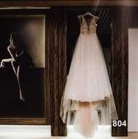 Свадебное платье айвори с корсетом