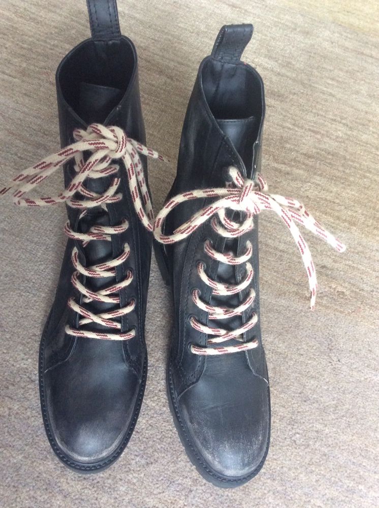 Botas estilo militar Zara 38