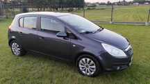 Opel Corsa D 1.4 benzyna + LPG, 2008r. Bagażnik rowerowy, koła zimowe