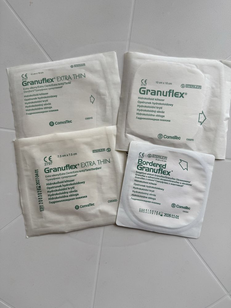 Granuflex 15 szt. rany odleżyny opatrunek hydrokoloidowy długa data