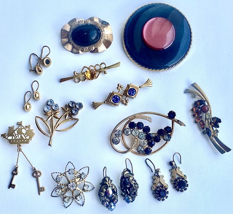 Брошки ссср в позолоті