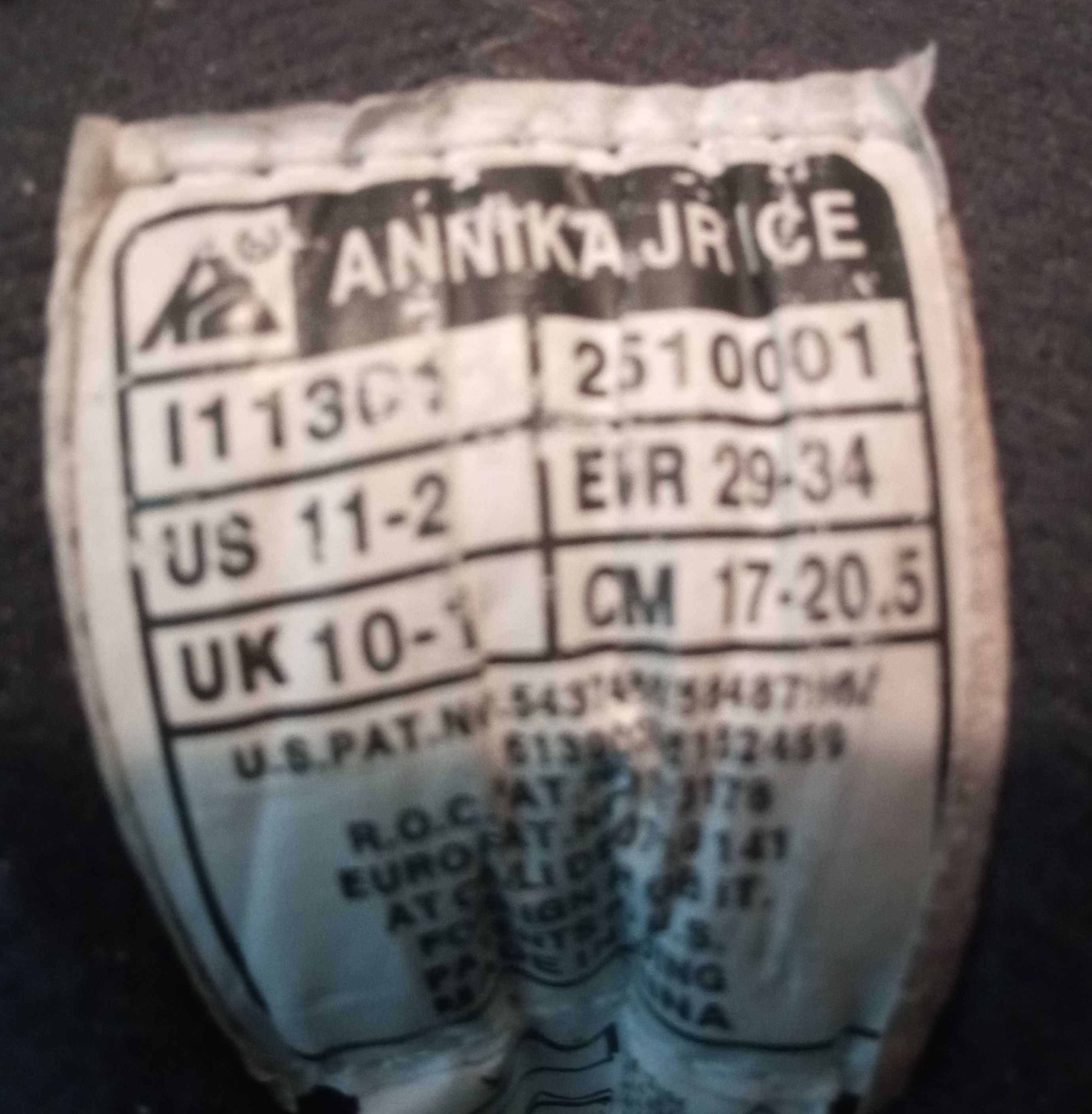 Łyżwy dziecięce K2 Annika Junior Ice, regulowane, rozmiar 29-34.