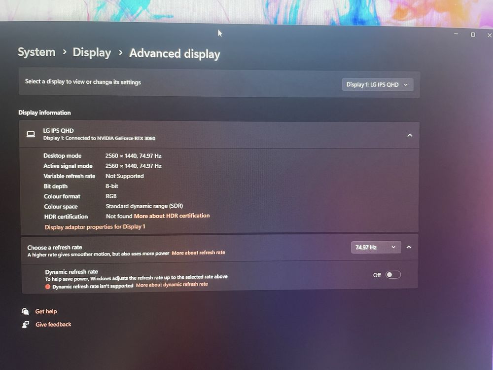 Monitor LG 24 cale 1440p QHD