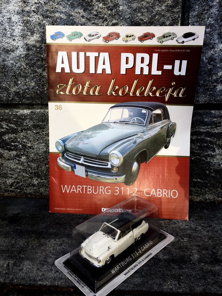 Czasopismo- WARTBURG 311-2 CABRIO-auta PRL,model,autka,kolekcja