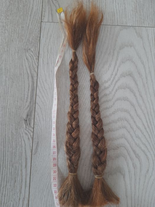 2x warkocz wlosy naturalne farbowane