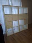 Ikea kallax z wkładami