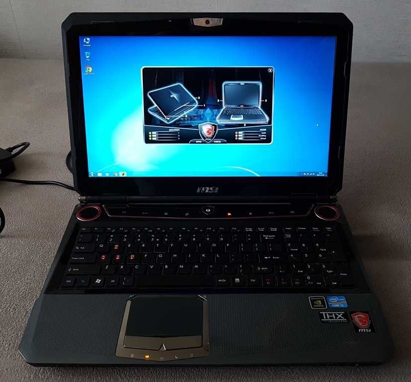 Laptop MSI GT683 15,6" FHD, GTX 770M, SSD 256GB, I5-2430M, 8GB RAM