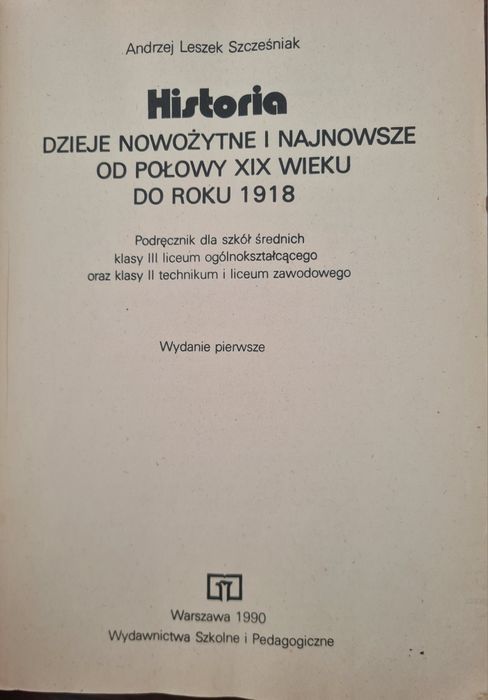 Historia 3. Dzieje nowożytne i najnowsze - Andrzej Leszek Szcześniak