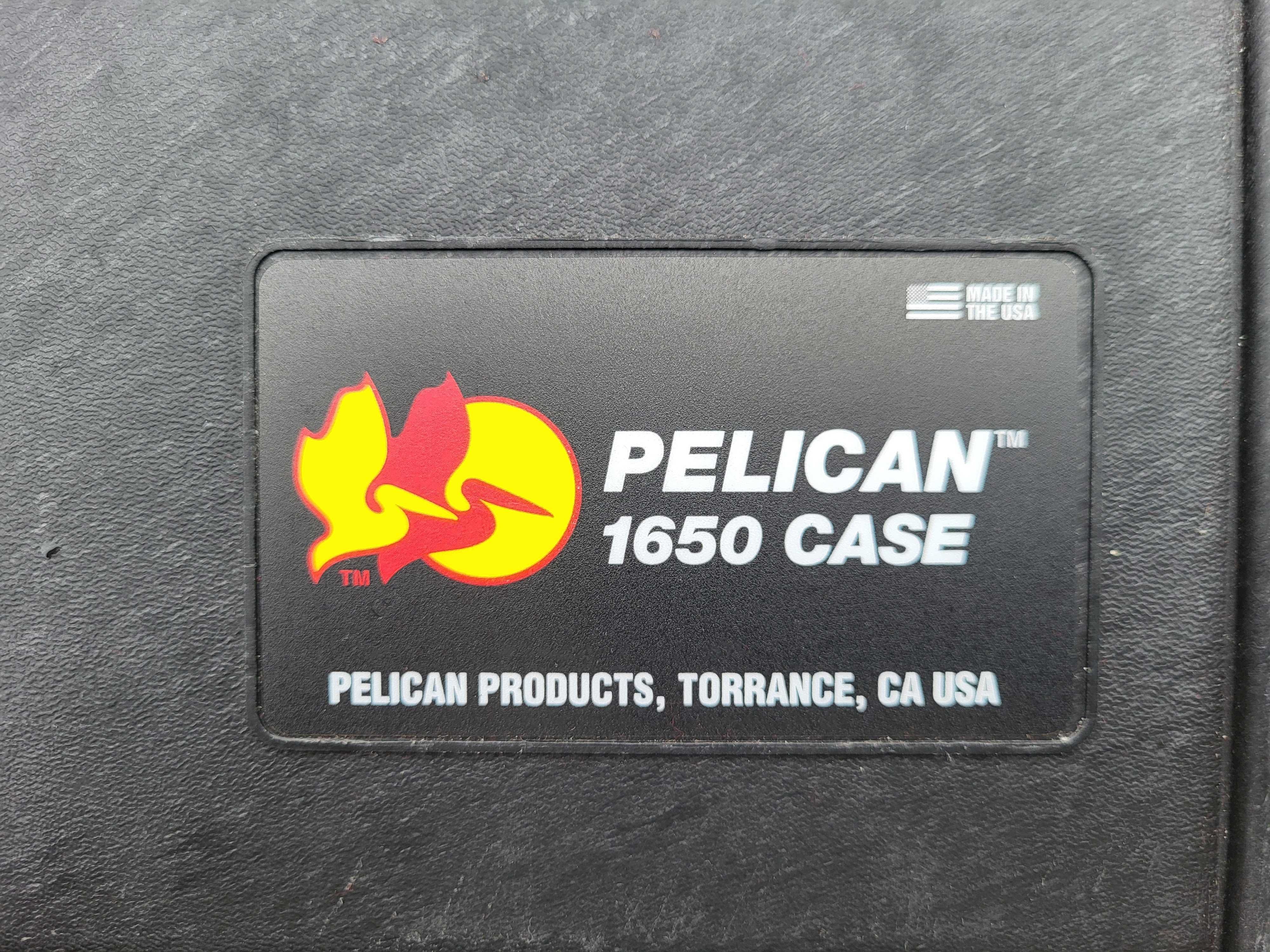 PELI PELICAN 1650 walizka case skrzynia, koła, wojskowa FAKTURA