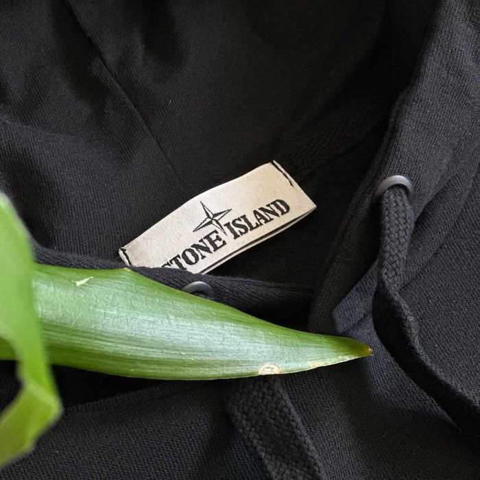 БЕЗ ПЕРЕДПЛАТ — Stone Island Худи кофта черная — Стон Айленд