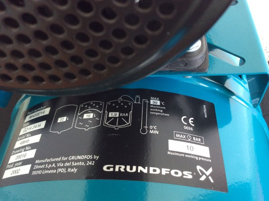 GRUNDFOS – Grupo Hidropneumático