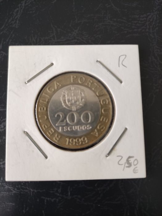 Moedas comemorativas escudo 200$
