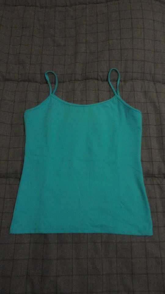 Top de senhora azul claro Zara