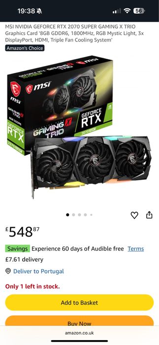 Gaming PC | 48GB RAM | RTX 2070 Super | i7‑7700K | 2.5TB | SSD NVMe