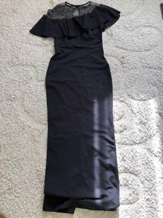 Шикарна вечірня сукня зі стразами для чарівної жінки