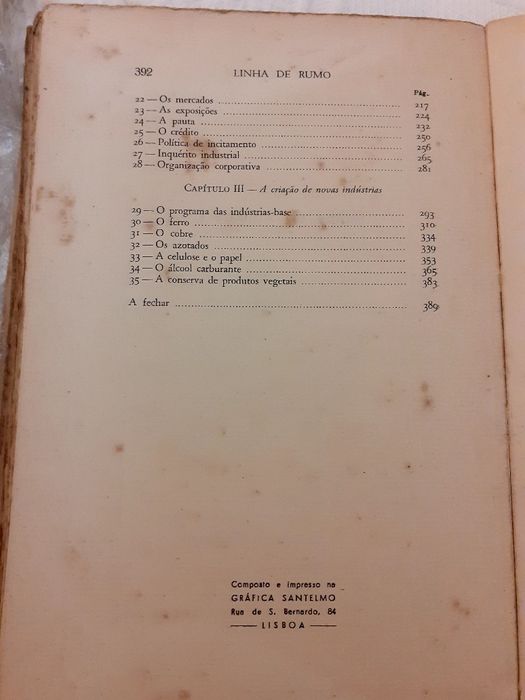 Linha de Rumo , Notas de Economia Portuguesa 1945