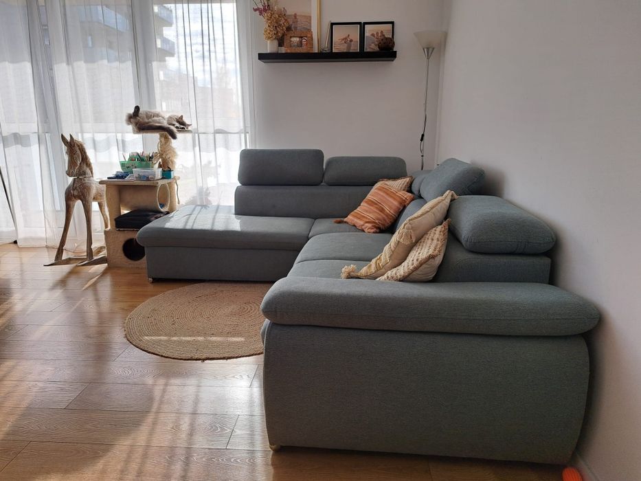 Narożnik wypoczynek zielony