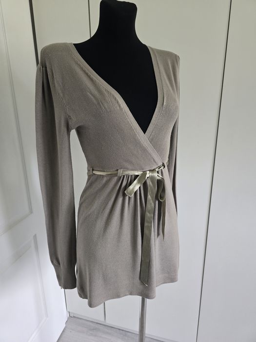 Ciążowa bluzka beżowa