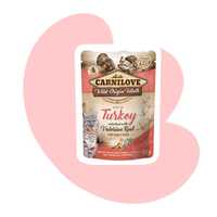Carnilove Adult Turkey Valerian Root Indyk Korzeń waleriany 10x85g
