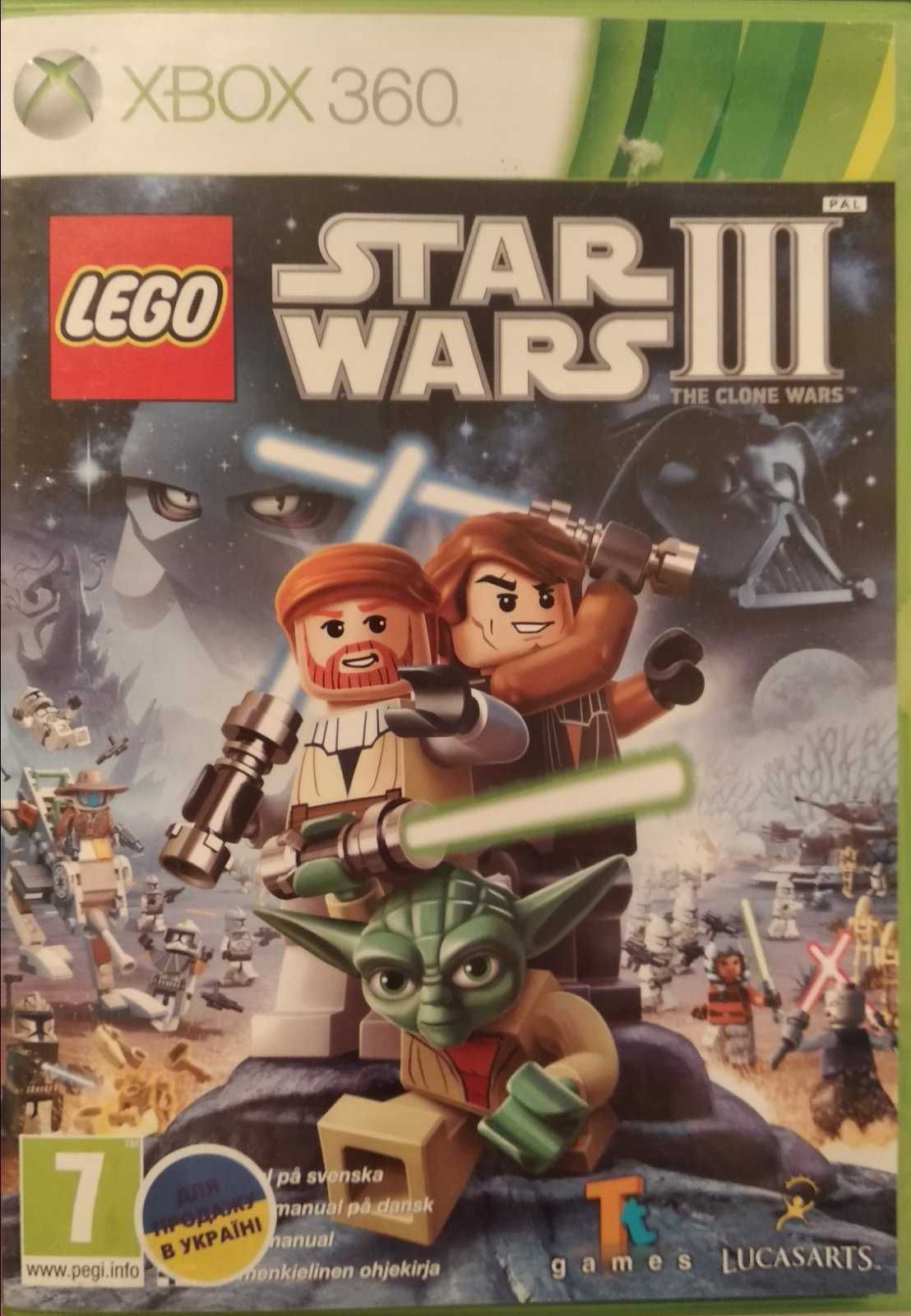 Диск игровой LEGO STAR WARS III  Xbox 360/XBOX SERIES X лицензия Б/У