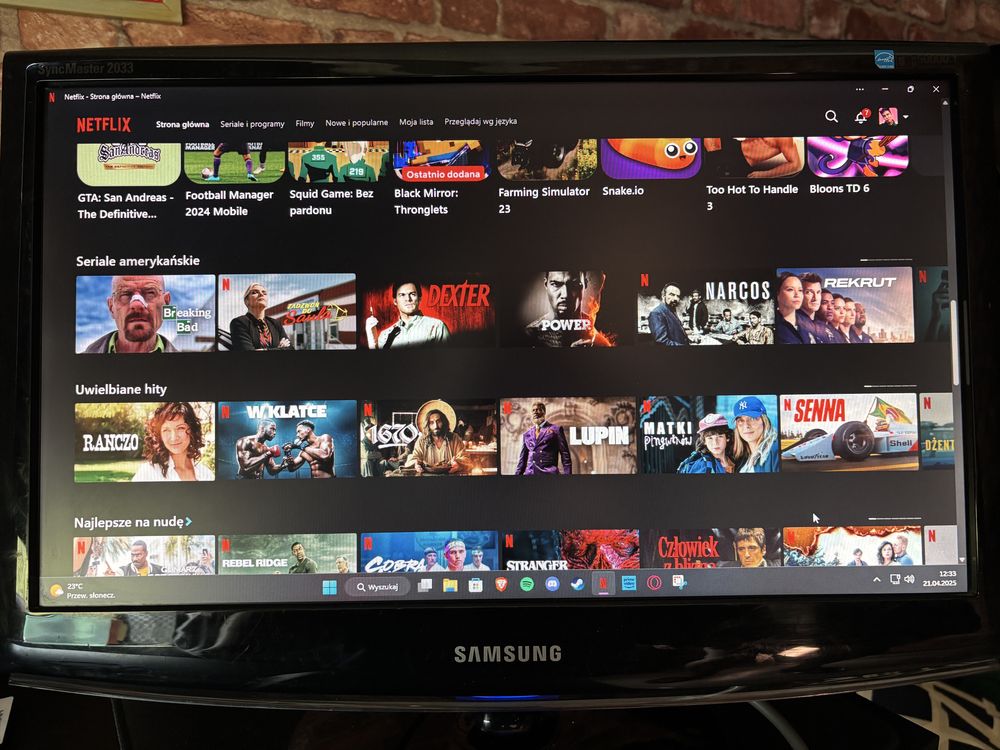 Monitor Samsung 20 cali