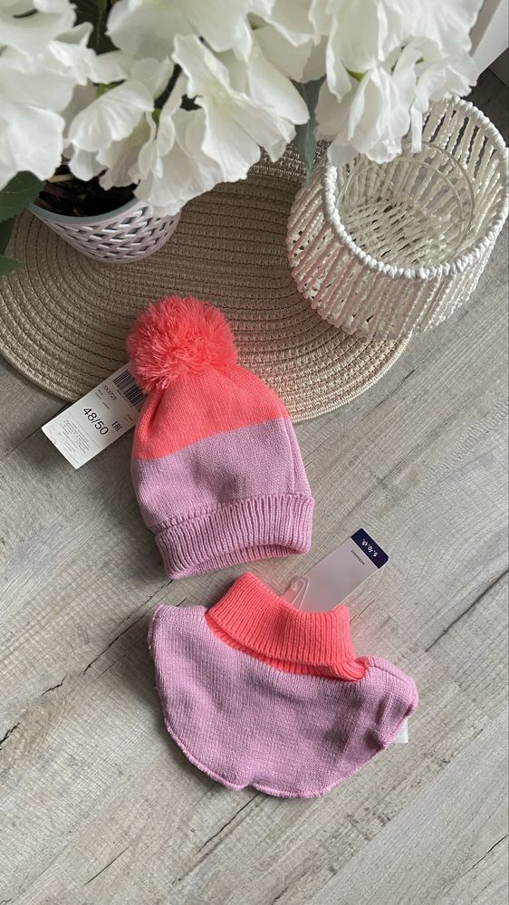 Zestaw czapka komin na zime nowe z metka