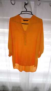 Koszula damska kolor pomarańczowy