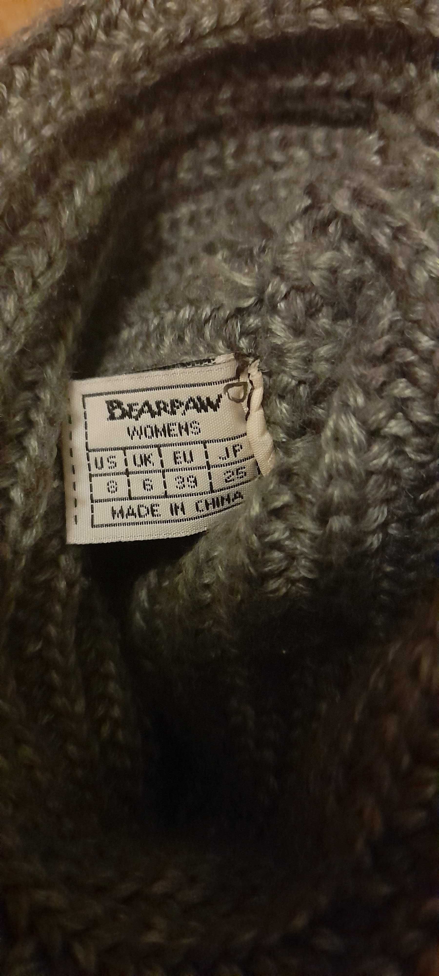 $79,99 Bearpaw вязанные сапоги носки шерсть угги р. 8 (38 - 39, 25 см)