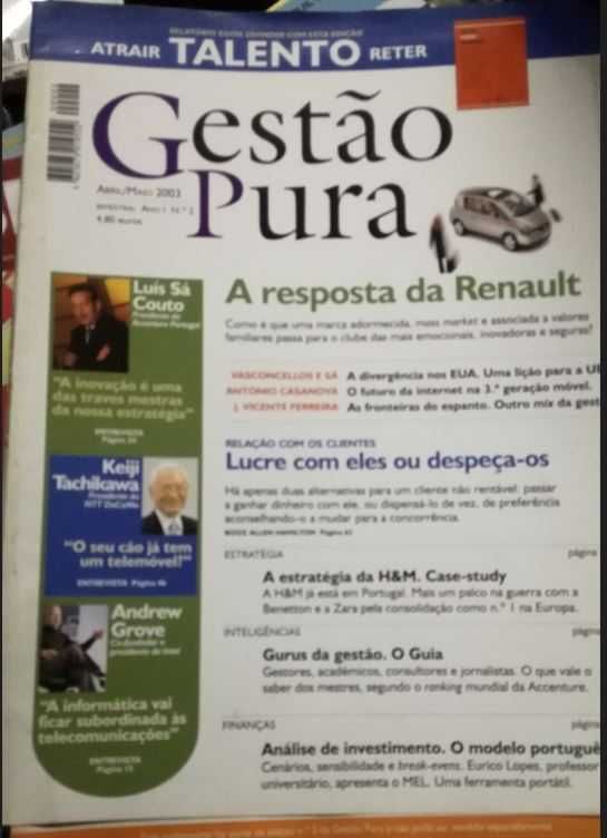 3 revistas antigas "Economia Pura" de 20 anos -  estudo NOVAS . Lote 2